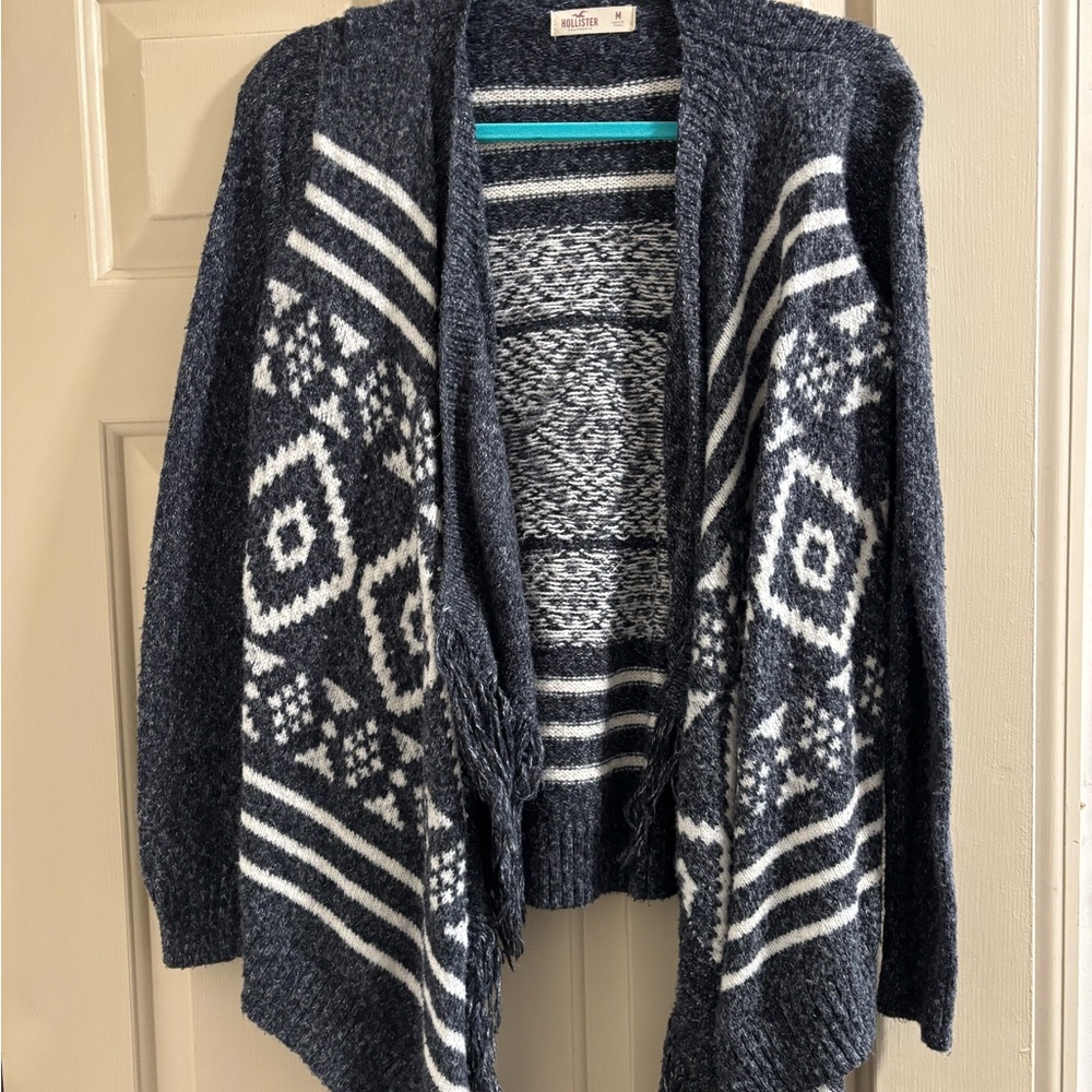 Women's Gray Patterned Sweater